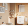 Набор VITRA MIA 60 см с выдвижными ящиками (раковина, шкаф под раковину, зеркало), цвет белый глянцевый 75021