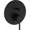 Набор встроенной душевой системы VITRA ORIGIN, матовый черный A4926636EXP