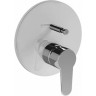 Набор встроенной душевой системы VITRA ORIGIN на 3 направления, хром (верхняя лейка, излив, ручной душ, смеситель встроенный внешняя и внутренняя часть) A49286EXP