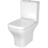 Напольный унитаз VITRA POLAR безободковый двурежимный механизм смыва 3/6 л сиденье микролифт 9843B003-7201