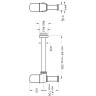 Сифон для раковины (металлический) VITRA A45122