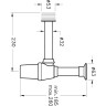 Сифон для раковины (пластиковый) VITRA A45109