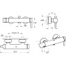 Смеситель VITRA ORIGIN для ванны/душа, цвет хром A42619